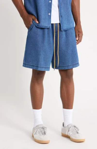 Diet Starts Monday Dropoff Drawstring Shorts In Blue