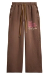 Diet Starts Monday Dsmla Cutoff Cotton Sweatpants In Brown
