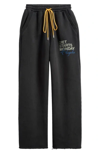 Diet Starts Monday Dsmla Sweatpants In Black