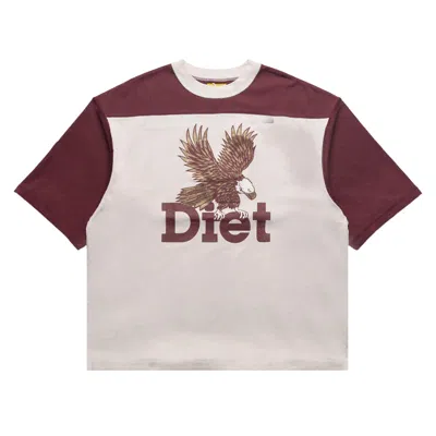 Pre-owned Diet Starts Monday Eagle Yoke Tee 'maroon/antique White' | Red | Men's Size L