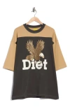 Diet Starts Monday Eagle Yoke T-shirt In Multi