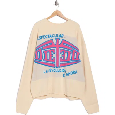 Diet Starts Monday Espectacular Knit Sweater In Yellow