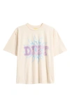 Diet Starts Monday Flame Spray Graphic T-shirt In Neutral