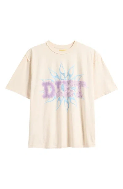 Diet Starts Monday Flame Spray Graphic T-shirt In Neutral