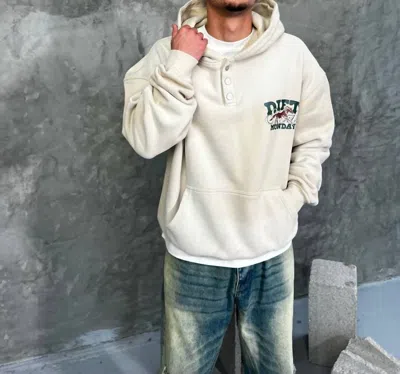 Diet Starts Monday Fleece Stable Hoodie In Beige