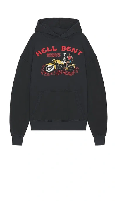 Diet Starts Monday Hell Bent Hoodie In 빈티지 블랙