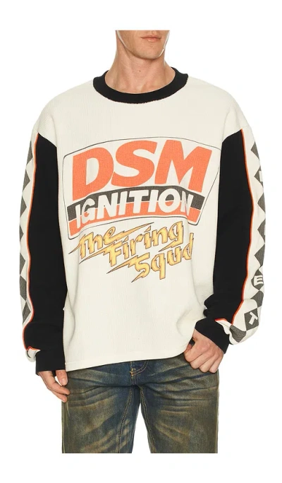 Diet Starts Monday Ignition Waffle Long Sleeve Tee In Neutral