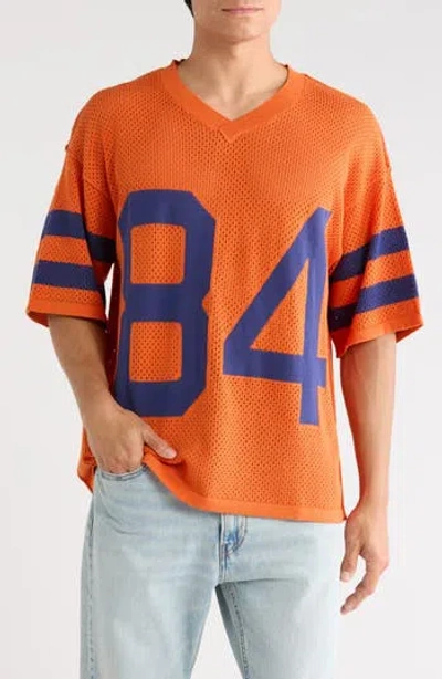 Diet Starts Monday Knit Jersey T-shirt In Orange