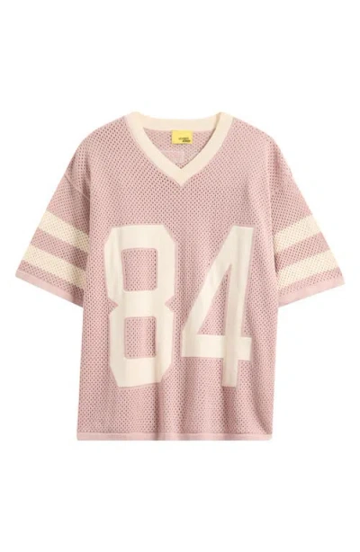 Diet Starts Monday Knit Mesh Jersey In Pink