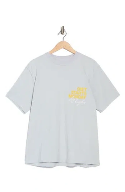 Diet Starts Monday La Graphic T-shirt In Silver