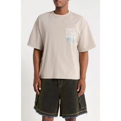 Diet Starts Monday Los Angeles Graphic T-shirt In Neutral