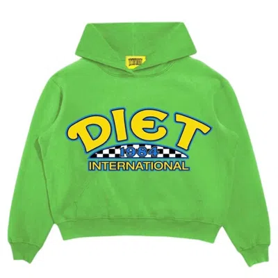 Diet Starts Monday Men's Diet International Hoodie In Green