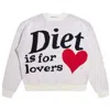 Diet Starts Monday Men's Lovers Knit Sweater In White