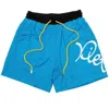 Diet Starts Monday Men's Slant Mesh Shorts In Electric Blue In Blue