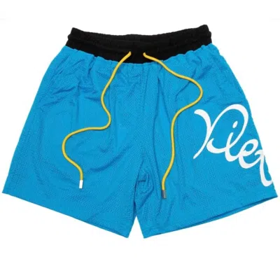 Diet Starts Monday Men's Slant Mesh Shorts In Electric Blue