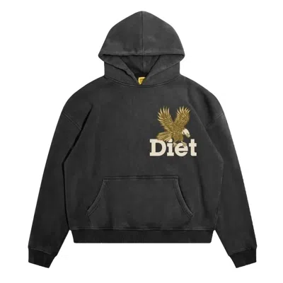 Diet Starts Monday Men's Winged Eagle Hoodie In Vintage Black