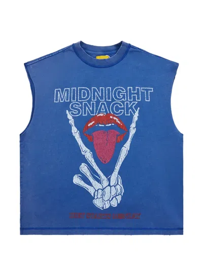 Diet Starts Monday Midnight Snack Graphic-print Sleeveless T-shirt In Multi