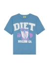 Diet Starts Monday Moto Tee In 洗水蓝