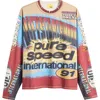 Diet Starts Monday Mx Racing Long Sleeve Cotton Graphic Print T-shirt In Animal Print