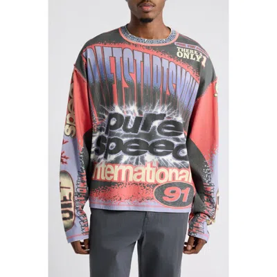 Diet Starts Monday Mx Racing Long Sleeve Graphic T-shirt In Multi