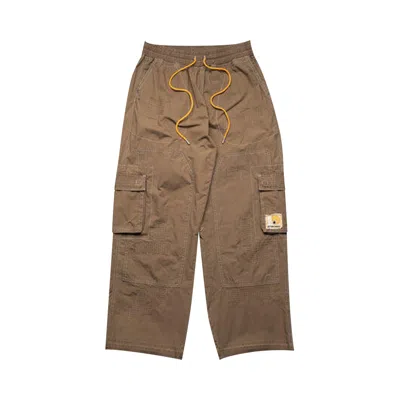 Pre-owned Diet Starts Monday Repair Cargo Pants 'tan' | Men's Size M In Brown