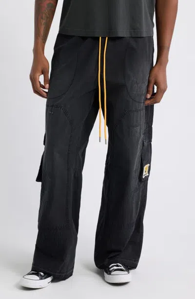 Diet Starts Monday Repair Cargo Pants In Black