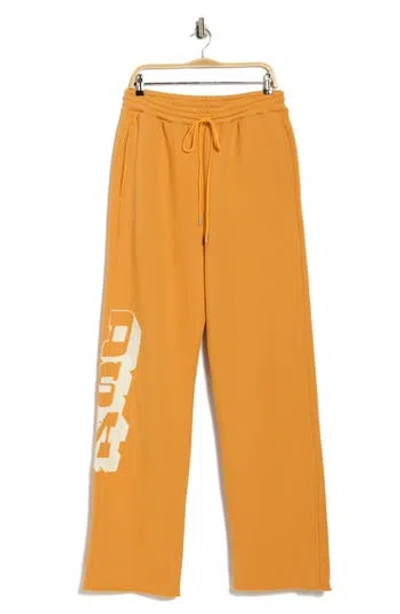 Diet Starts Monday Star Drawstring Sweatpants In Orange