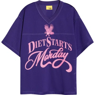 Diet Starts Monday State Champs Mesh Practice Jersey In Blue