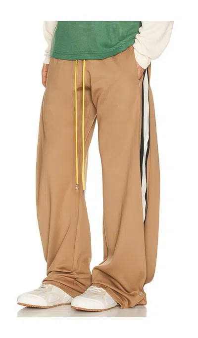 Diet Starts Monday Striped Snap Pants In Brown