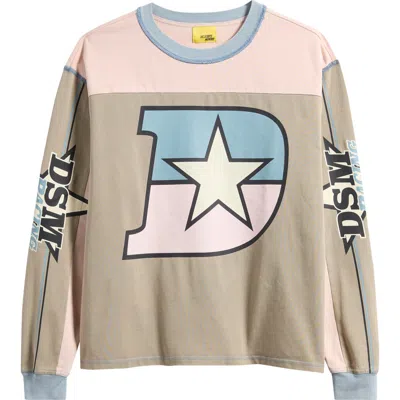 Diet Starts Monday Supercross Long Sleeve Cotton Graphic T-shirt In Multi