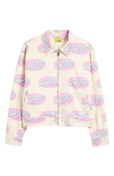 Diet Starts Monday Truck Stop Cotton Crop Jacket In Cream