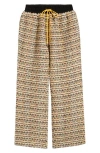 Diet Starts Monday Tweed Drawstring Pants In Multi