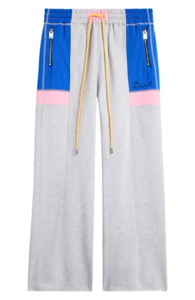 Diet Starts Monday Warm Up Racer Pants In Heather Grey