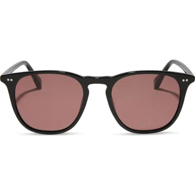 Diff 51mm Maxwell Xl Polarized Round Sunglasses In Purple