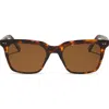 Diff 52mm Billie Rich Square Polarized Sunglasses