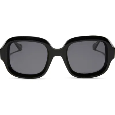 Diff 52mm Gisele Polarized Round Sunglasses