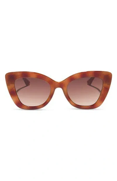 Diff 52mm Melody Sunglasses In Brown