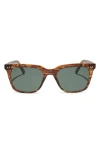 Diff 53mm Bobby Square Sunglasses In Brown