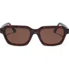 Diff 53mm Chloe Square Sunglasses In Brown