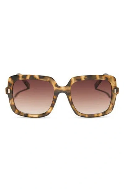Diff 54mm Square Sunglasses In Brown