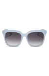 Diff 54mm Square Sunglasses In Blue