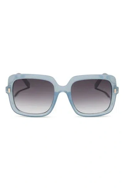 Diff 54mm Square Sunglasses In Blue