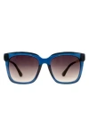 Diff 54mm Square Sunglasses In Blue