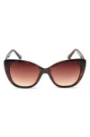 Diff 54mm Square Sunglasses In Brown