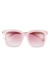 Diff 54mm Square Sunglasses In Pink