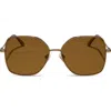 Diff 55mm Iris Butterfly Sunglasses In Brown