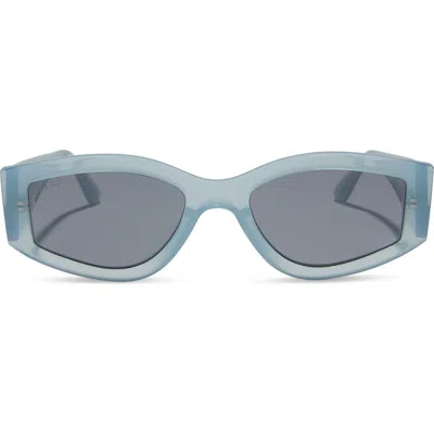 Diff 55mm Kai Slim Sunglasses In Blue