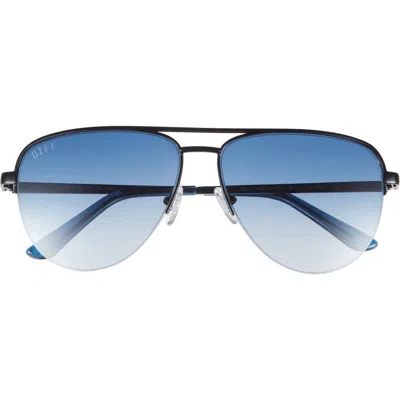 Diff 59mm August Aviator Sunglasses In Black