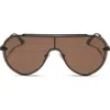 Diff 63mm Leilani Shield Sunglasses In Multi