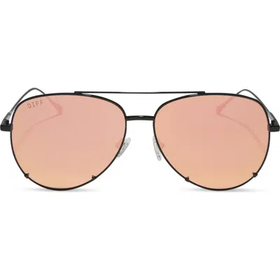 Diff 63mm Scarlett Sunglasses In Black